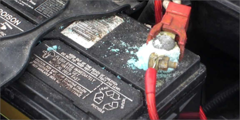 Clean with baking soda and water