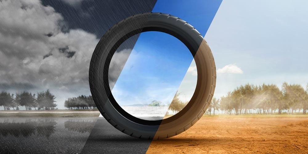All seasons tyre